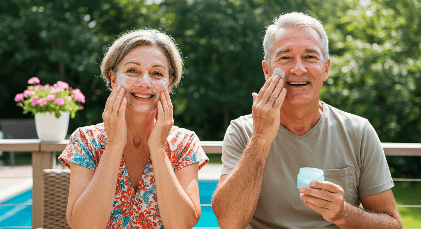 여름철 민감 피부용 수분팩 레시피, 더위에도 촉촉하게!