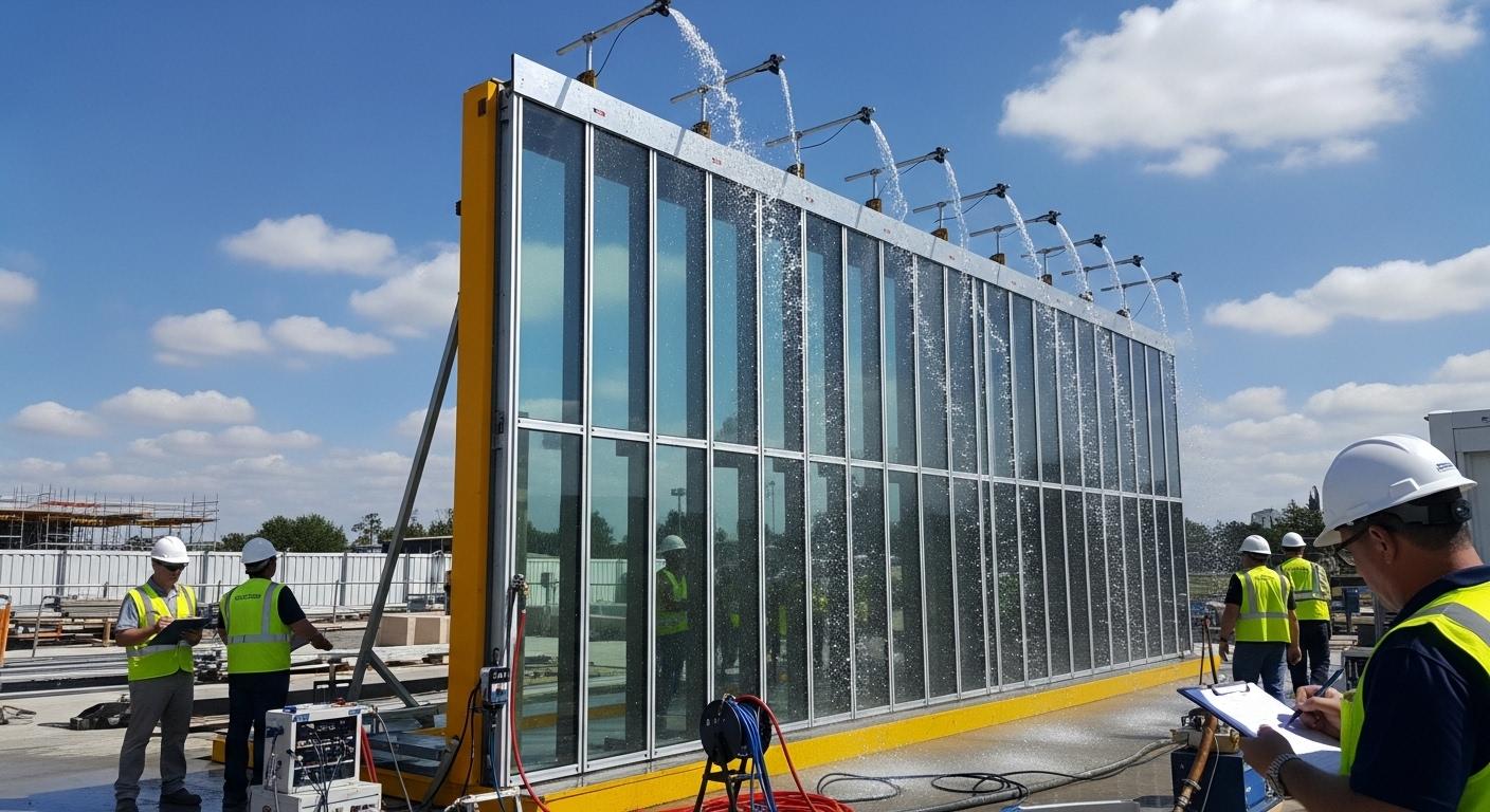 커튼월 목업테스트