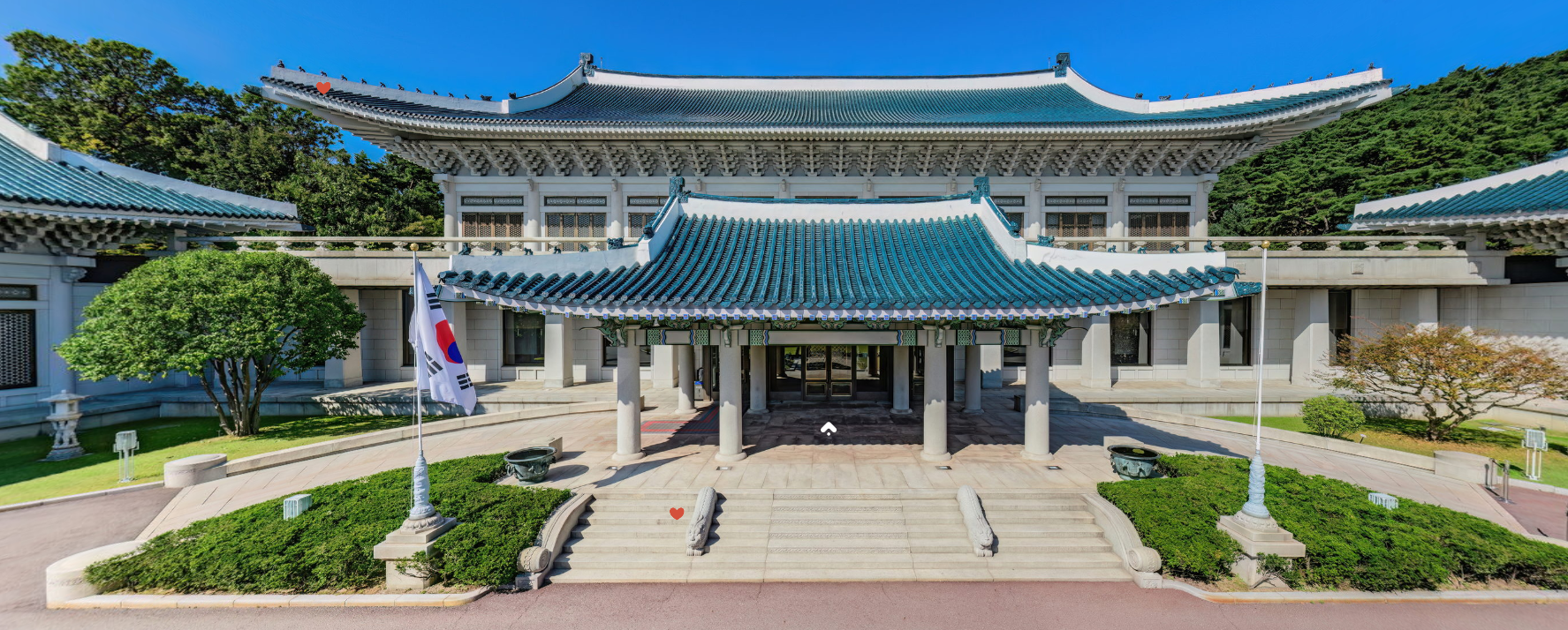 청와대 본관 전경