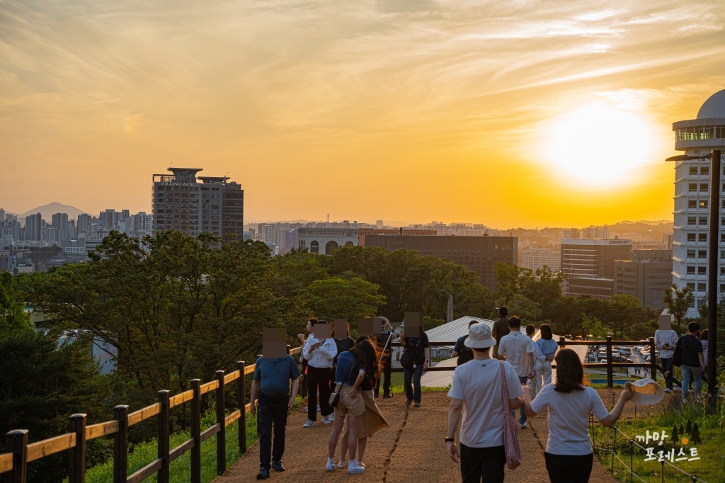 남산타워 일몰