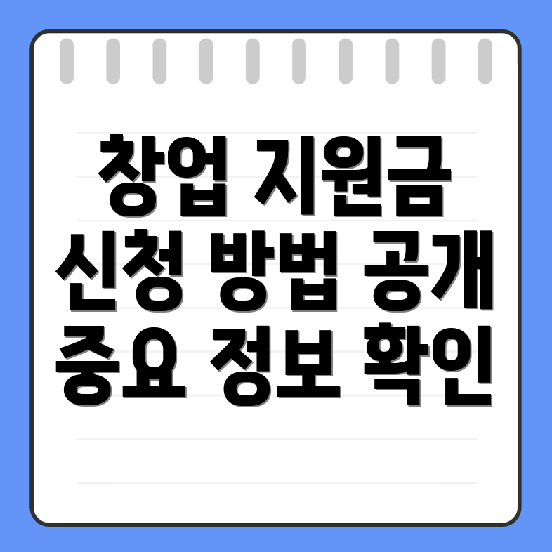 창업지원금