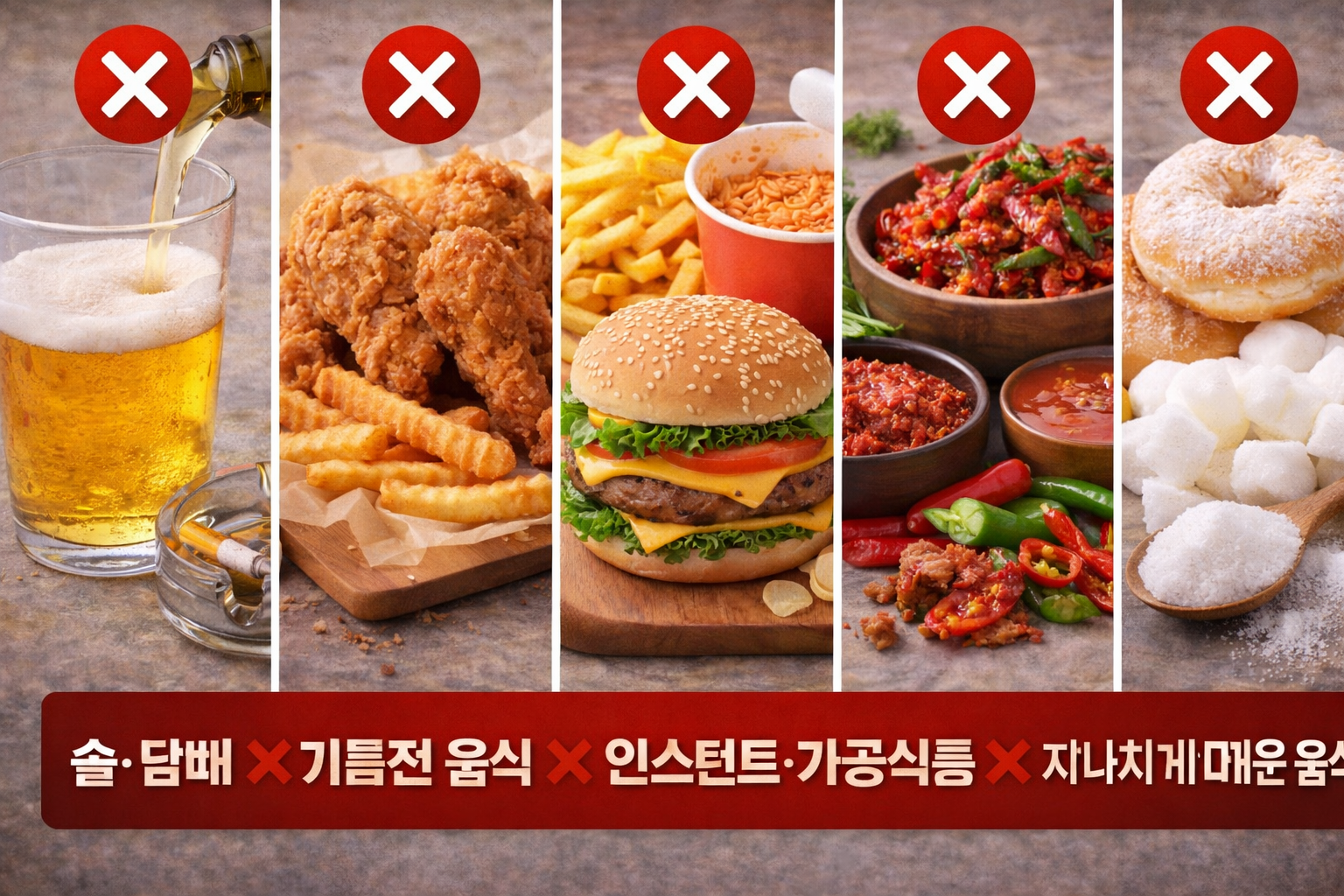 대상포진에 피해야할 음식