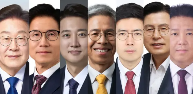 대선후보 명단 21대 대통령 후보