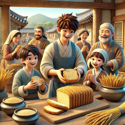 찰보리빵의 탄생
