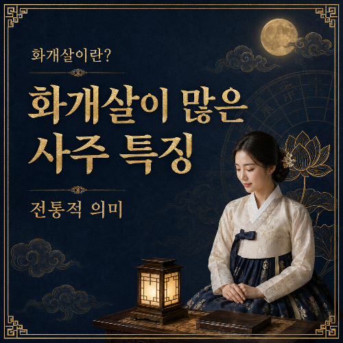 화개살이_많은_사주_특징