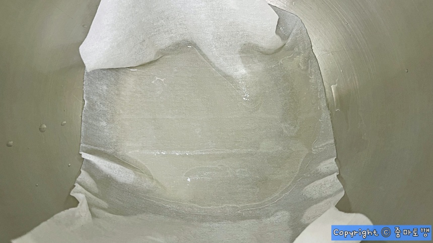 물티슈-식초-적시기