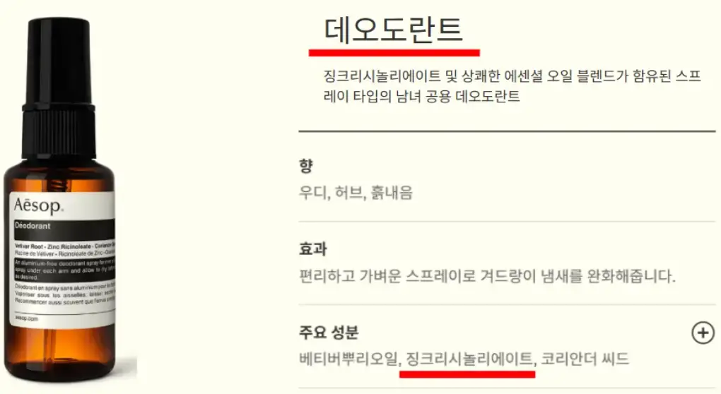 데오드란트-성분-징크리시놀리에이트