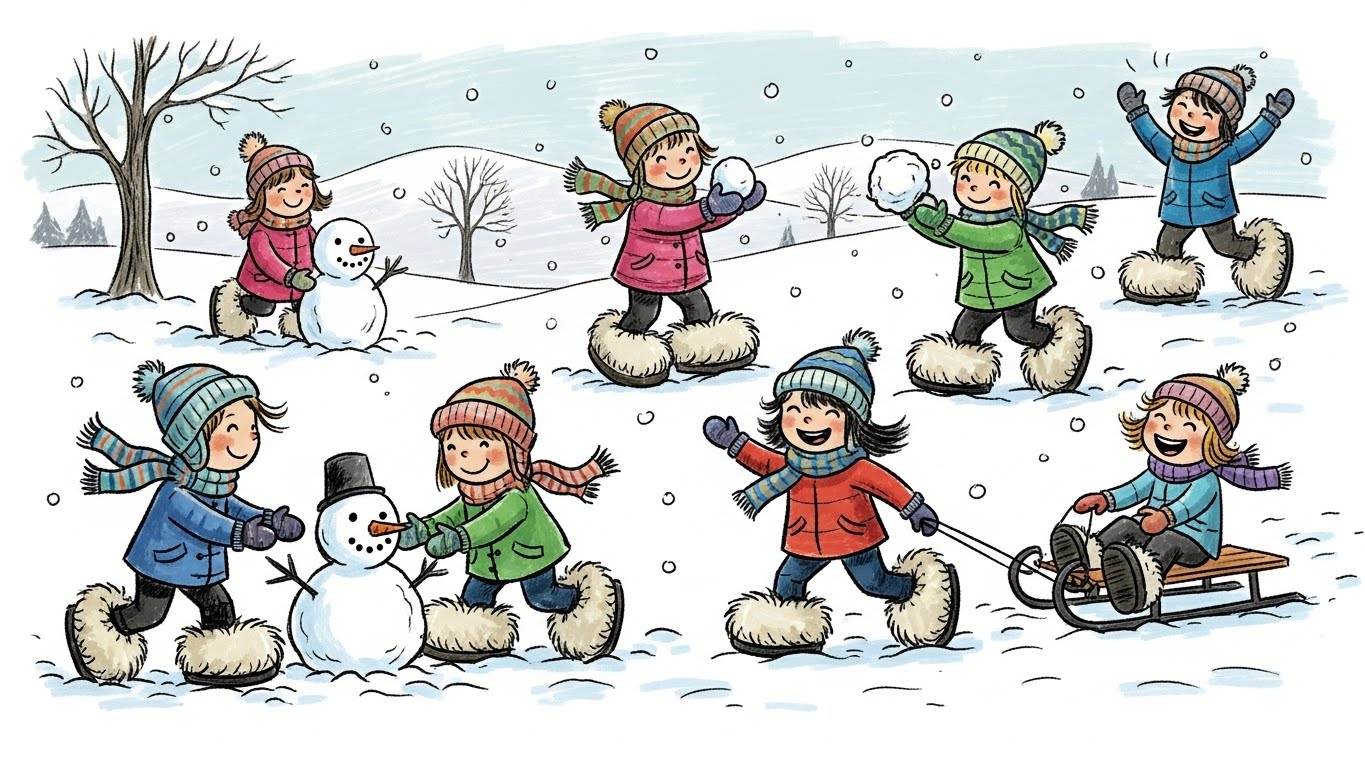 페이퍼플레인키즈 아동용 밴딩 털 슬리퍼