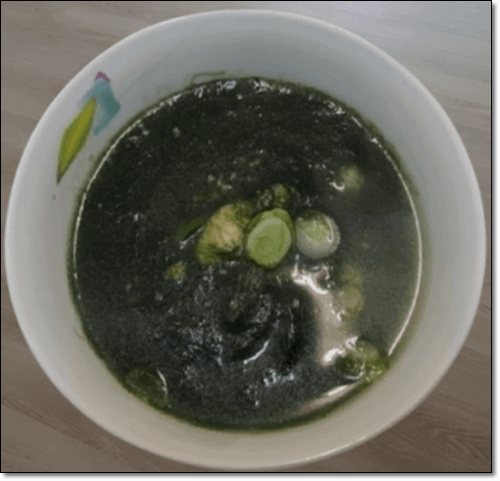 매생이굴국 끓이기