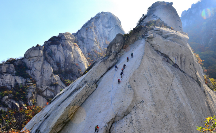 북한산 등산코스 지도