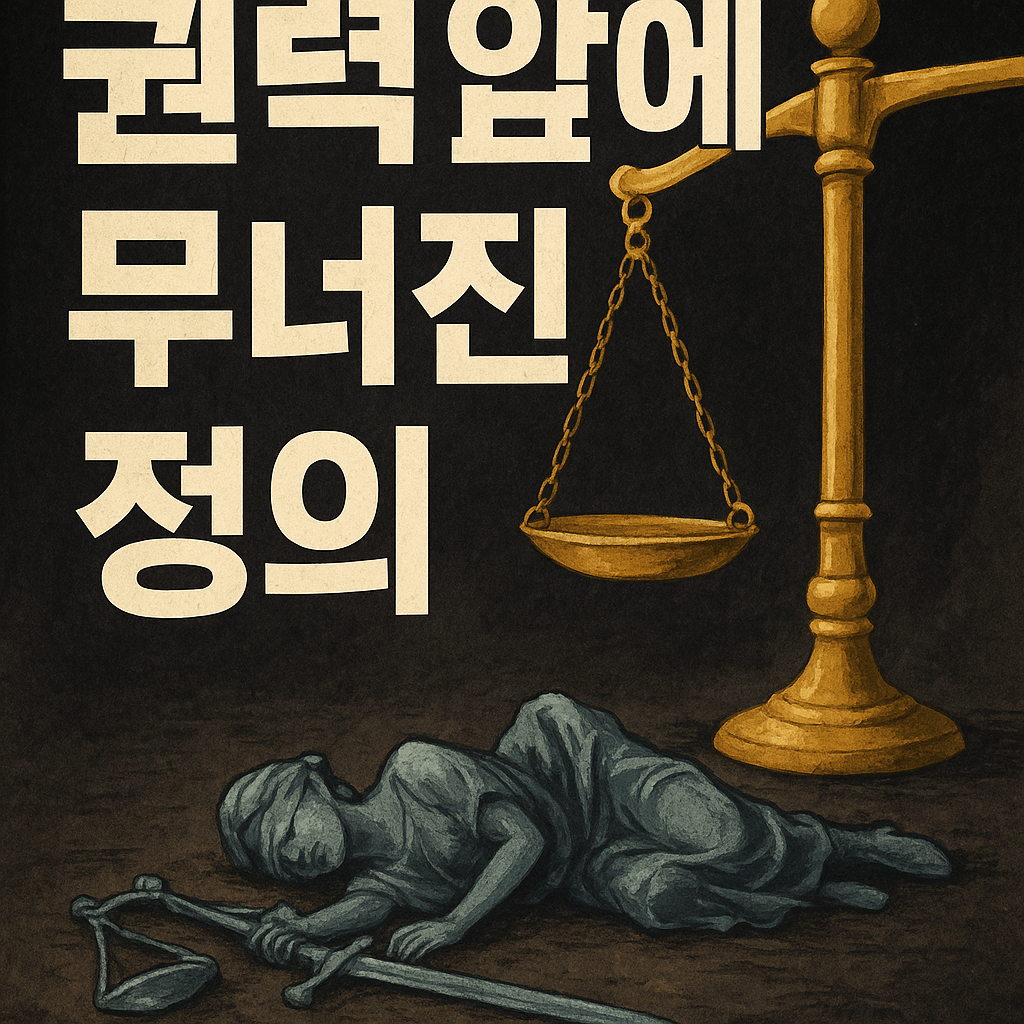 권력 앞에 무너진 정의 관련 이미지