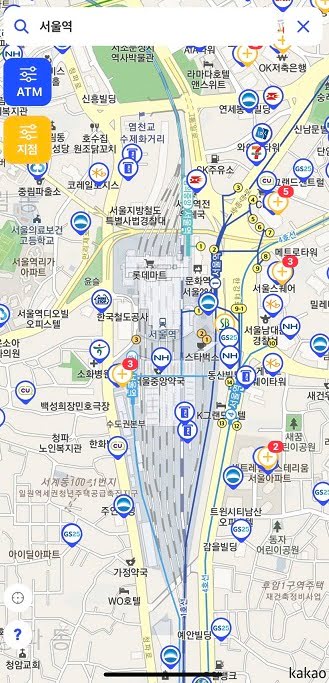 금융대동여지도메인화면