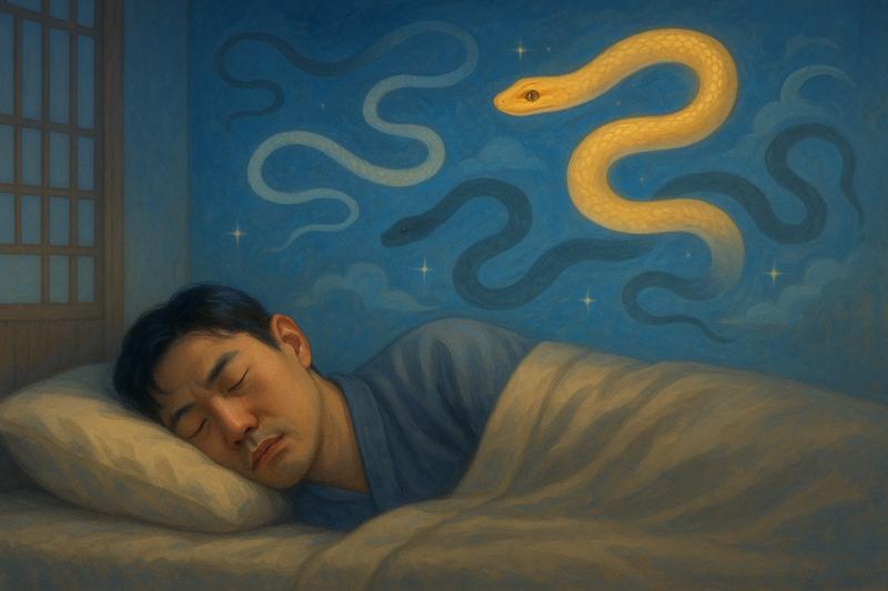 구렁이 나오는 꿈: 황금, 하얀, 검은 구렁이가- 구렁이에게 물리거나 죽이거나 잡는 꿈, 태몽과 로또 해몽 총정리