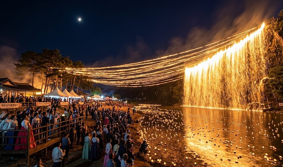 안동하회선유줄불놀이