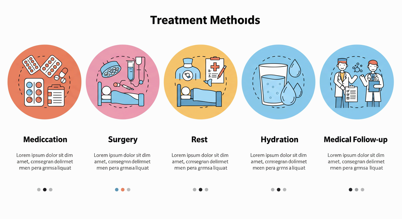소염제와 진통제가 일시적 완화에 도움됩니다.