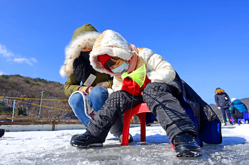 안성 동막골 빙어축제