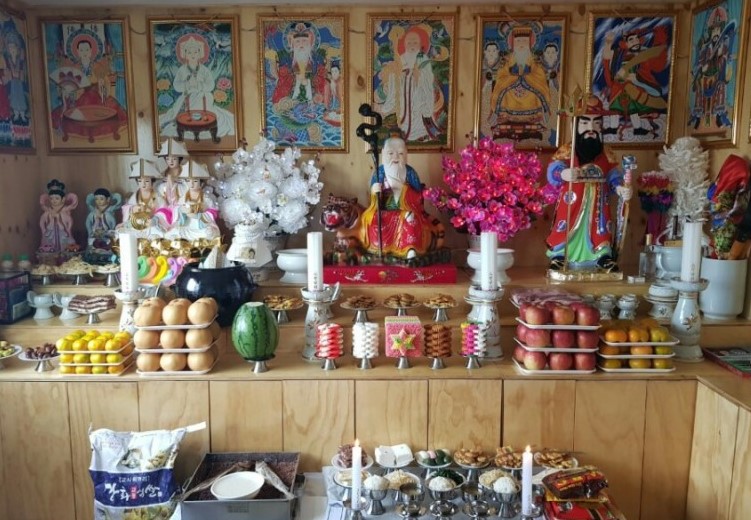 인천 신점 소원신당 상차림