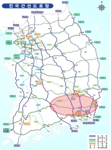 창녕 밀양간 고속도로 개통