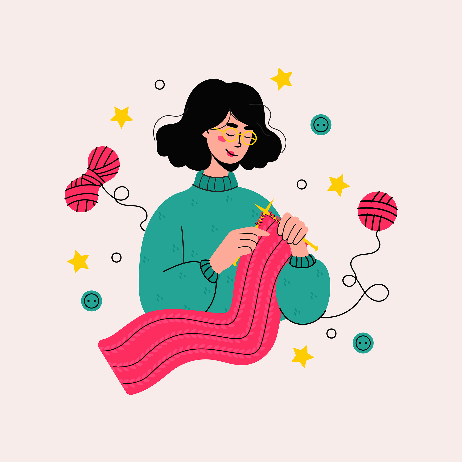 뜨개질 입문자가 반드시 구비해야 할 필수 도구 5가지