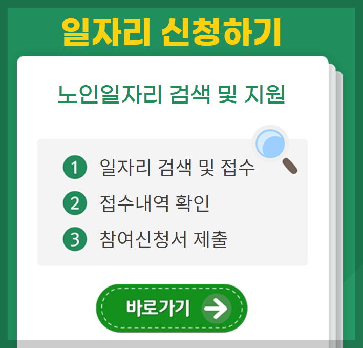 노인일자리 여기 홈페이지 신청자격
