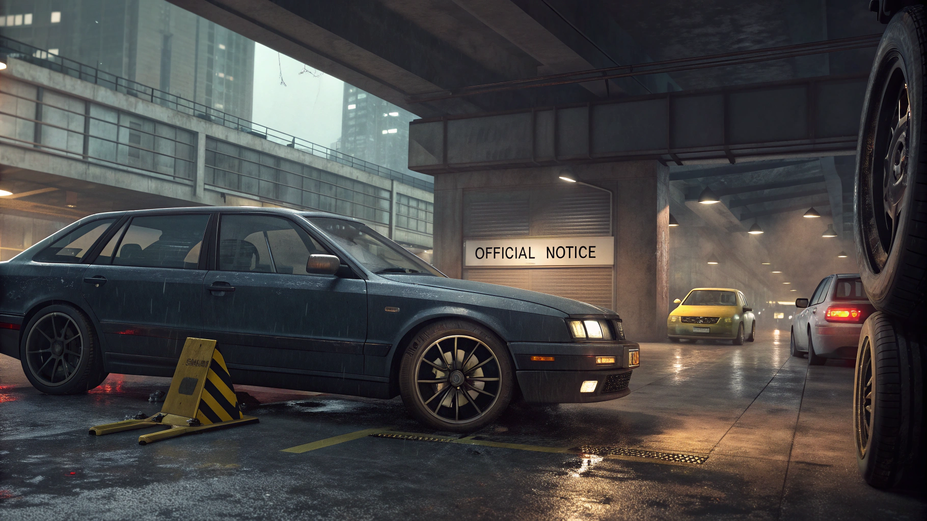 방치되어 있는 불법차량