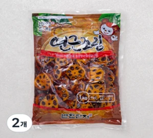 반찬단지 연근조림&#44; 1kg&#44; 2개