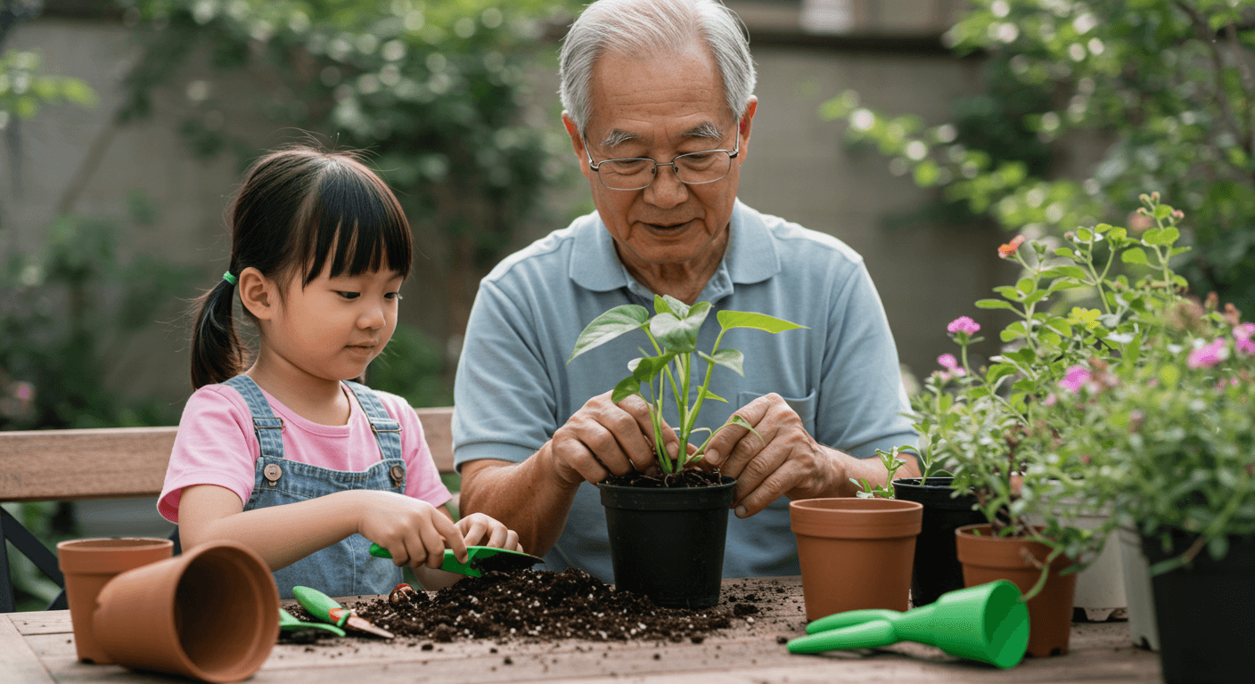 분갈이와 흙갈이 사진