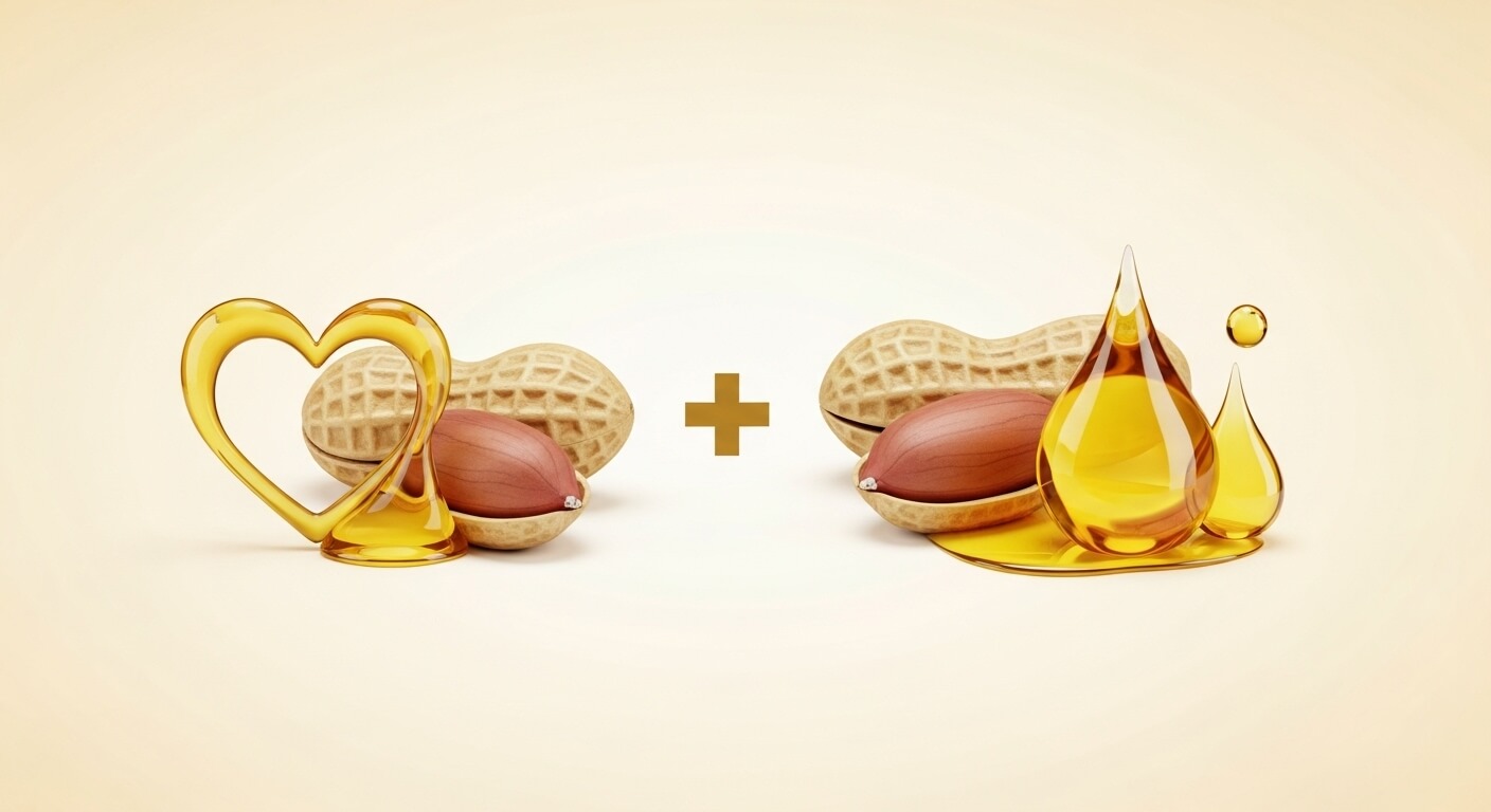 남미산 땅콩: 지방과 단백질의 균형형