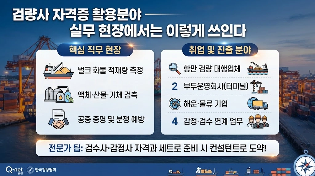 검량사 자격증 활용분야