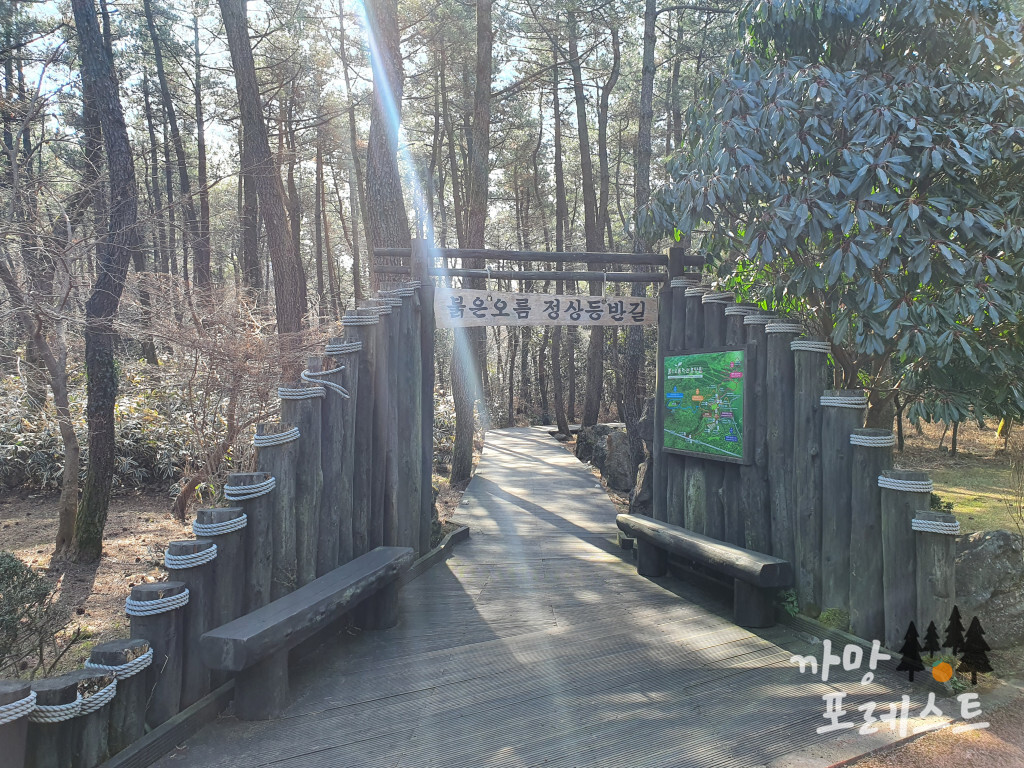 붉은 오름 입구