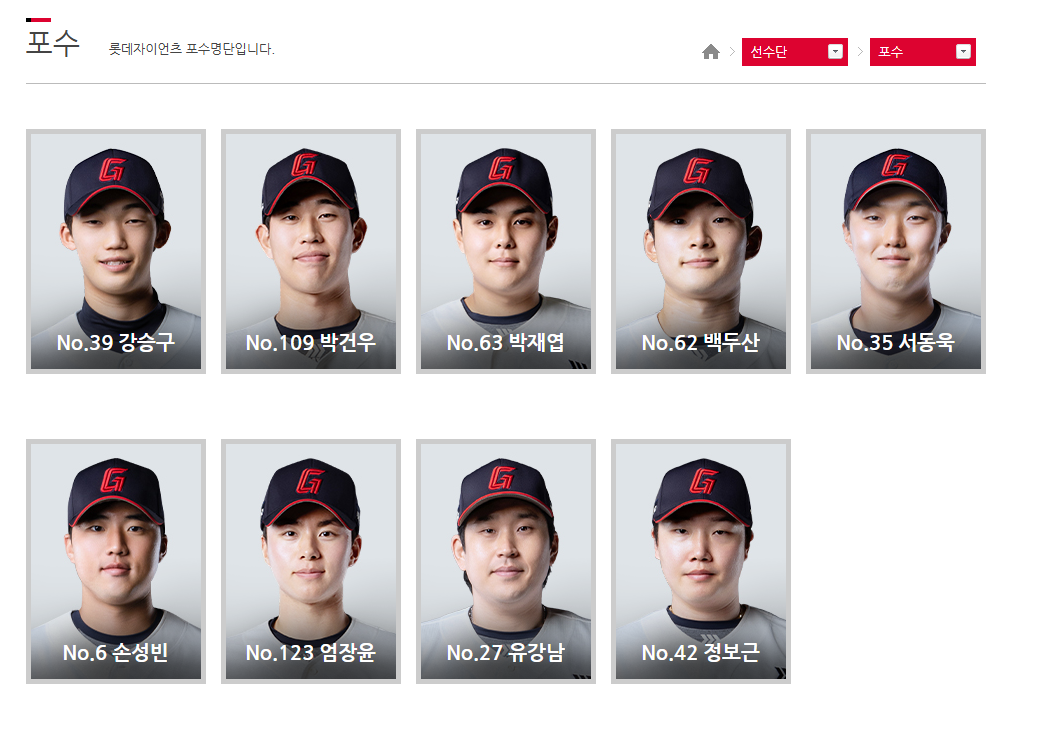 롯데 포수진