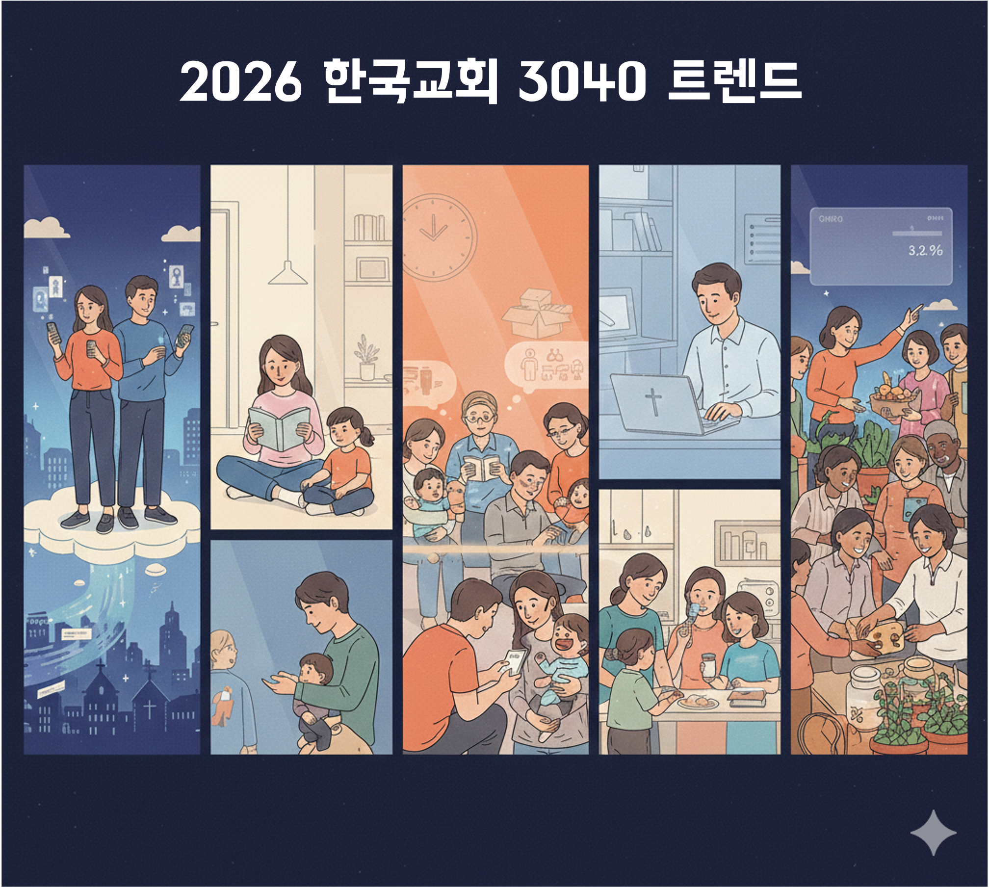 2026트렌드: 한국교회 3040, '흔들리는 허리'에서 '혁신의 엔진'으로
