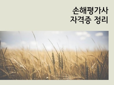 손해평가사