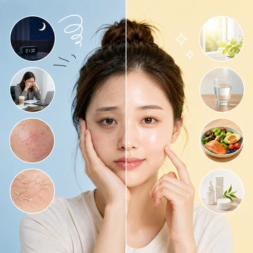 수면 부족에 따른 피부 컨디션 변화3