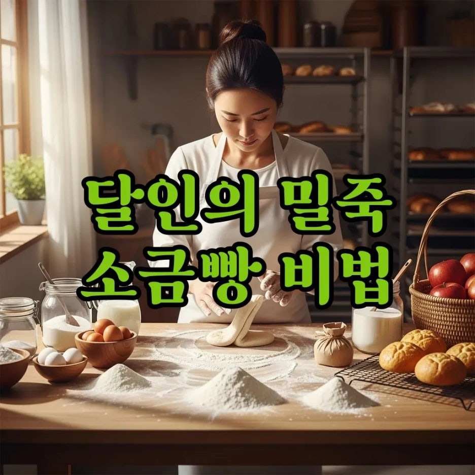 생활의달인 빵지순례, 성북구 밀죽 소금빵 달인의 특별한 맛!