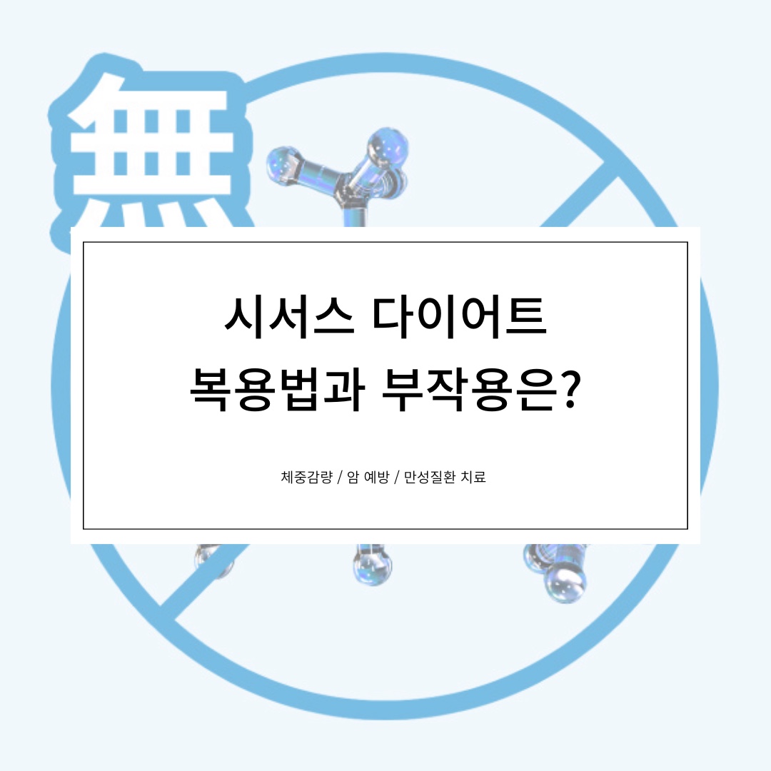 시서스 가루 다이어트 부작용은
