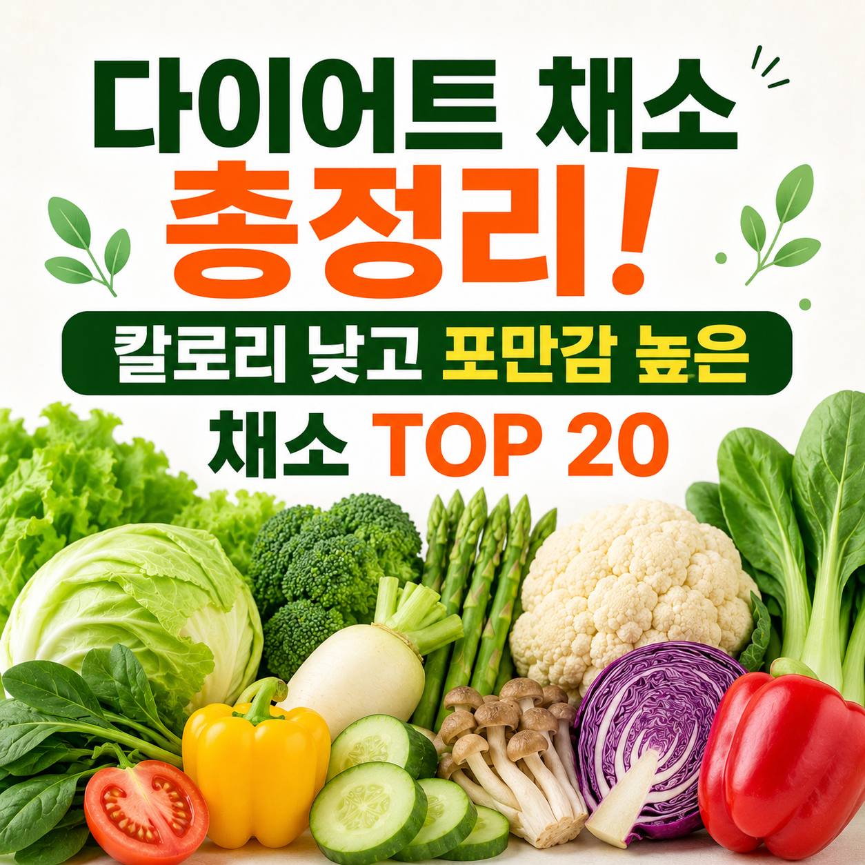 다이어트 채소 총정리
