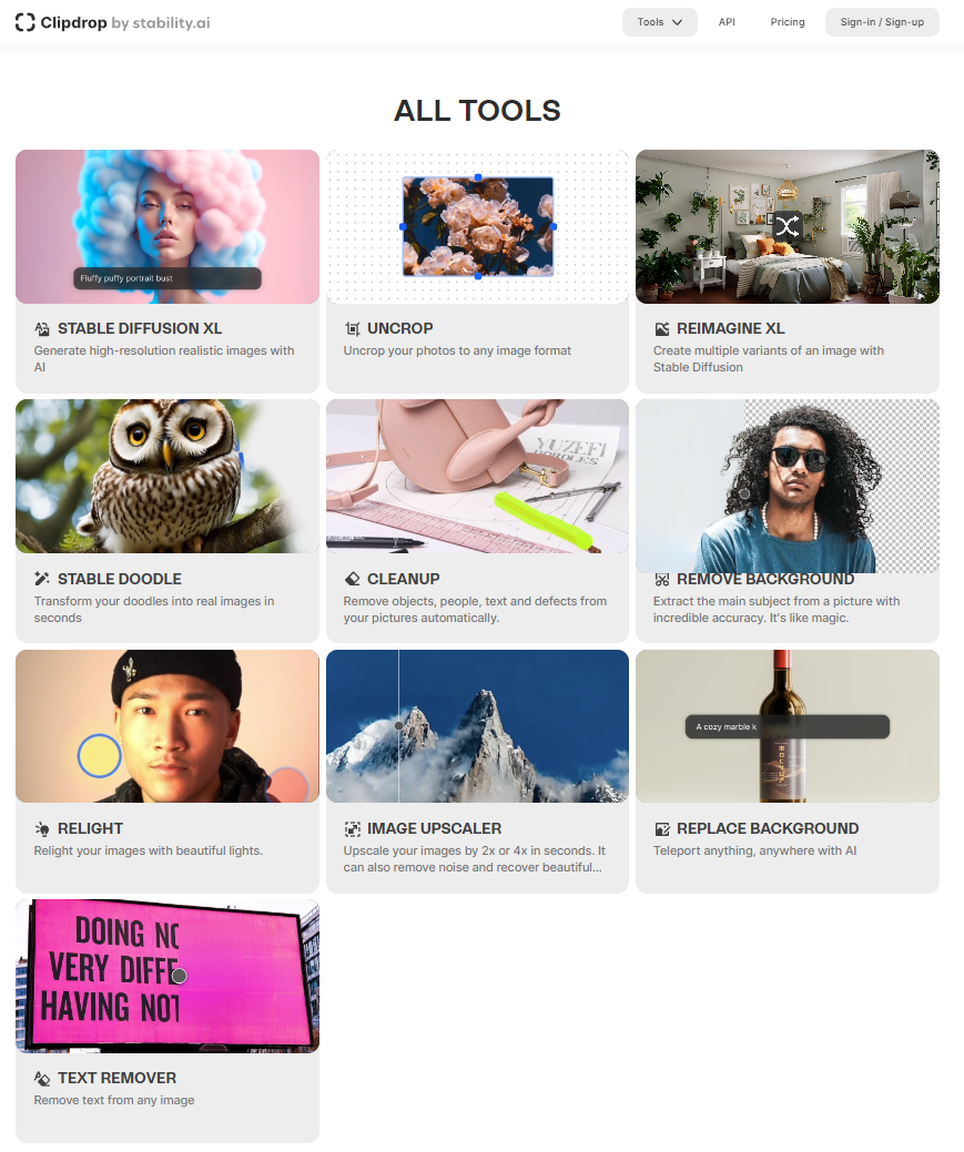 SDXL 0.9 시험 사이트 - Cliipdrop