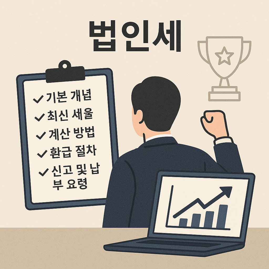 법인세 완전 정복! 기본 개념부터 세율·계산·환급·신고까지 총정리