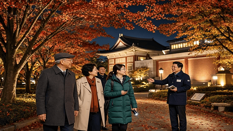 <img src=&rdquo;independence-history-night-walk-autumn-festival.jpg&rdquo; alt=&rdquo;가을밤 독립기념관에서 단풍 산책과 역사해설을 함께 즐기는 방문객들의 모습&rdquo;>