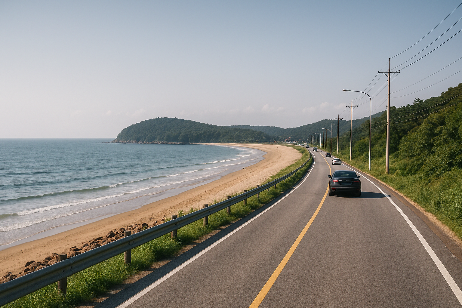 안면도 드라이브 해변 산책 관련 이미지