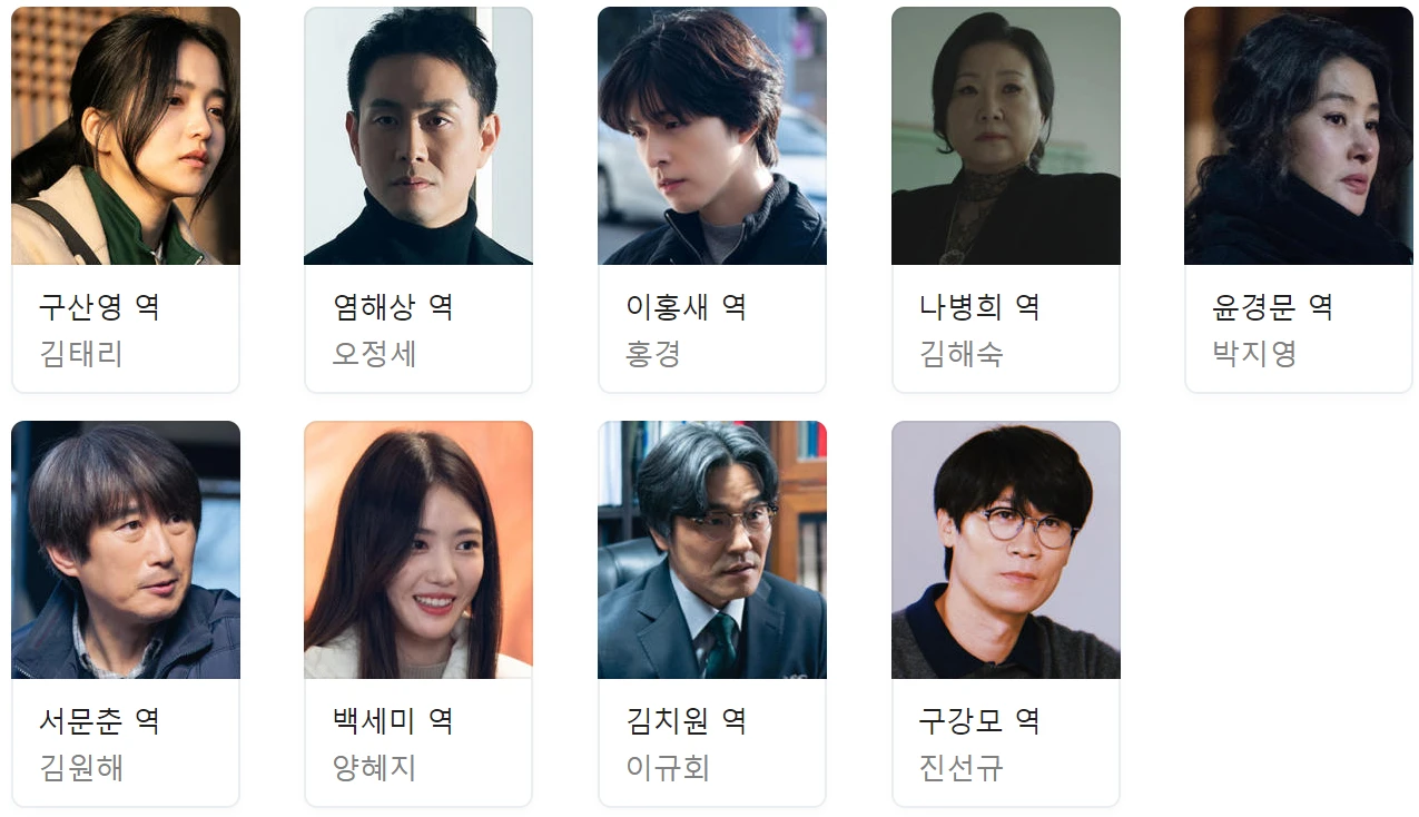 악귀 드라마 출연진