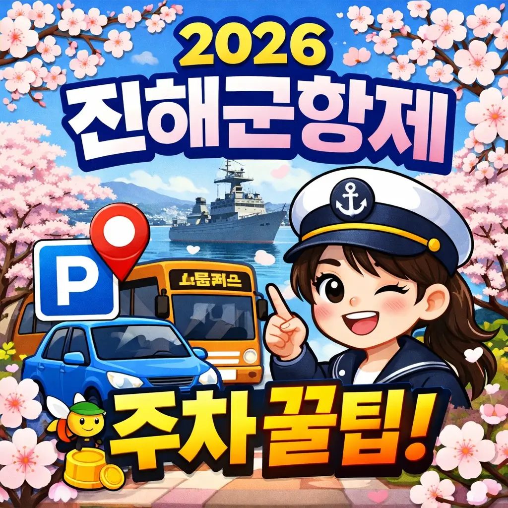 2026 진해군항제 주차 꿀팁 7가지 주차장 위치와 교통 통제 총정리