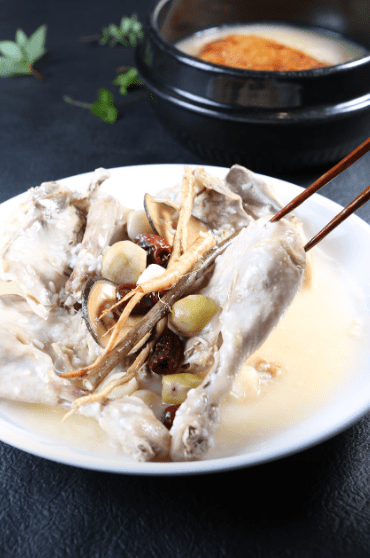 애니골 맛집 &quot;다람쥐마을누룽지백숙&quot; 음식