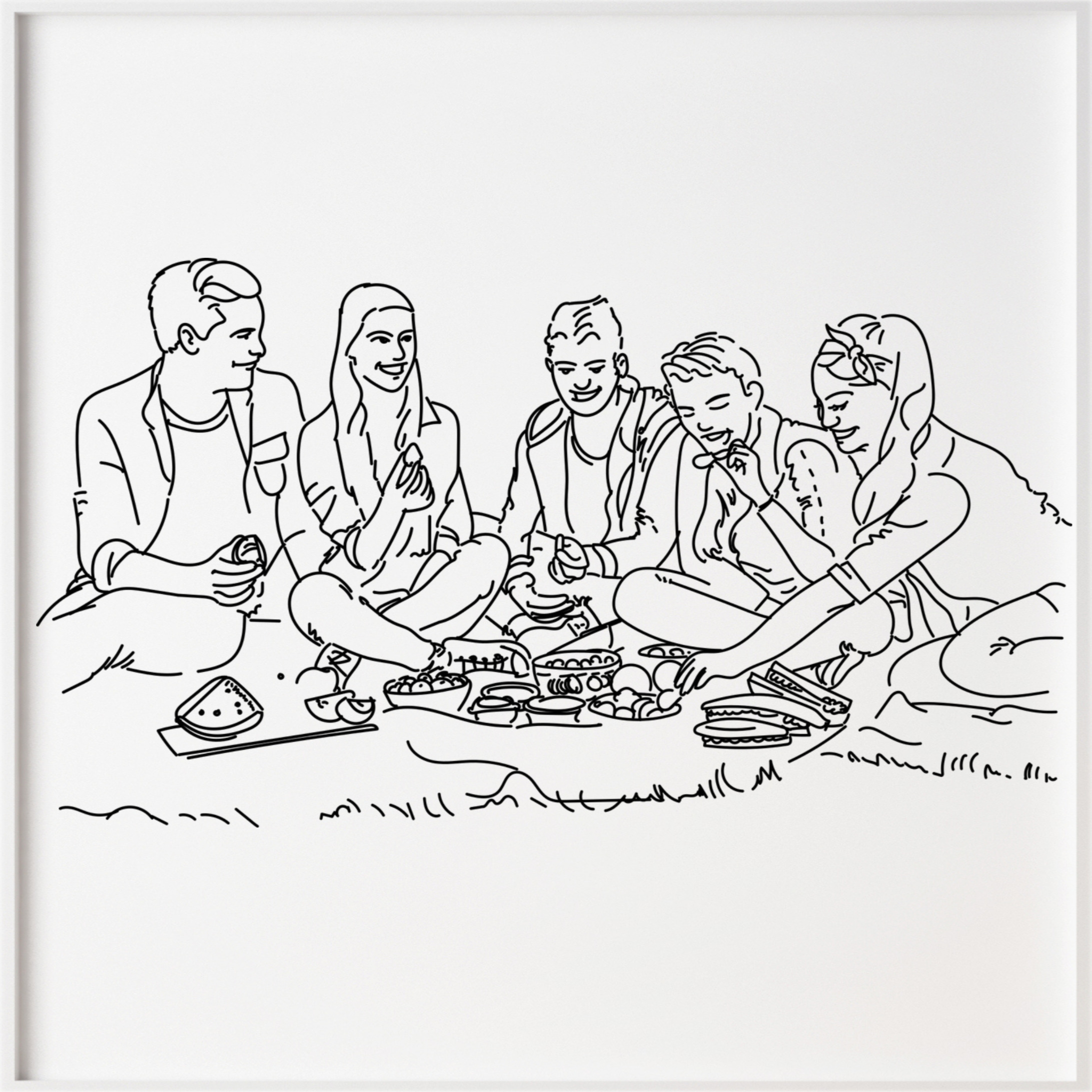 사람들이 어울려 웃고 있는 사진