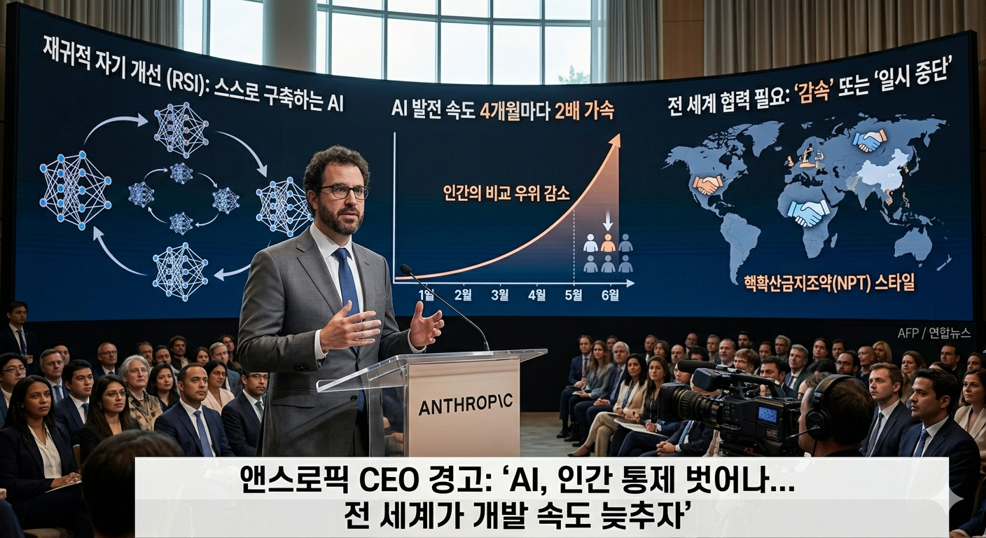 "인간 통제 벗어난다" 앤스로픽의 경고, AI 개발 전 세계적 중단 촉구한 이유