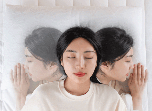 크고 편안한 베개 이미지