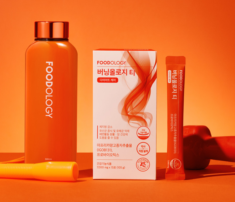 황정음 유산균 버닝올로지 티2