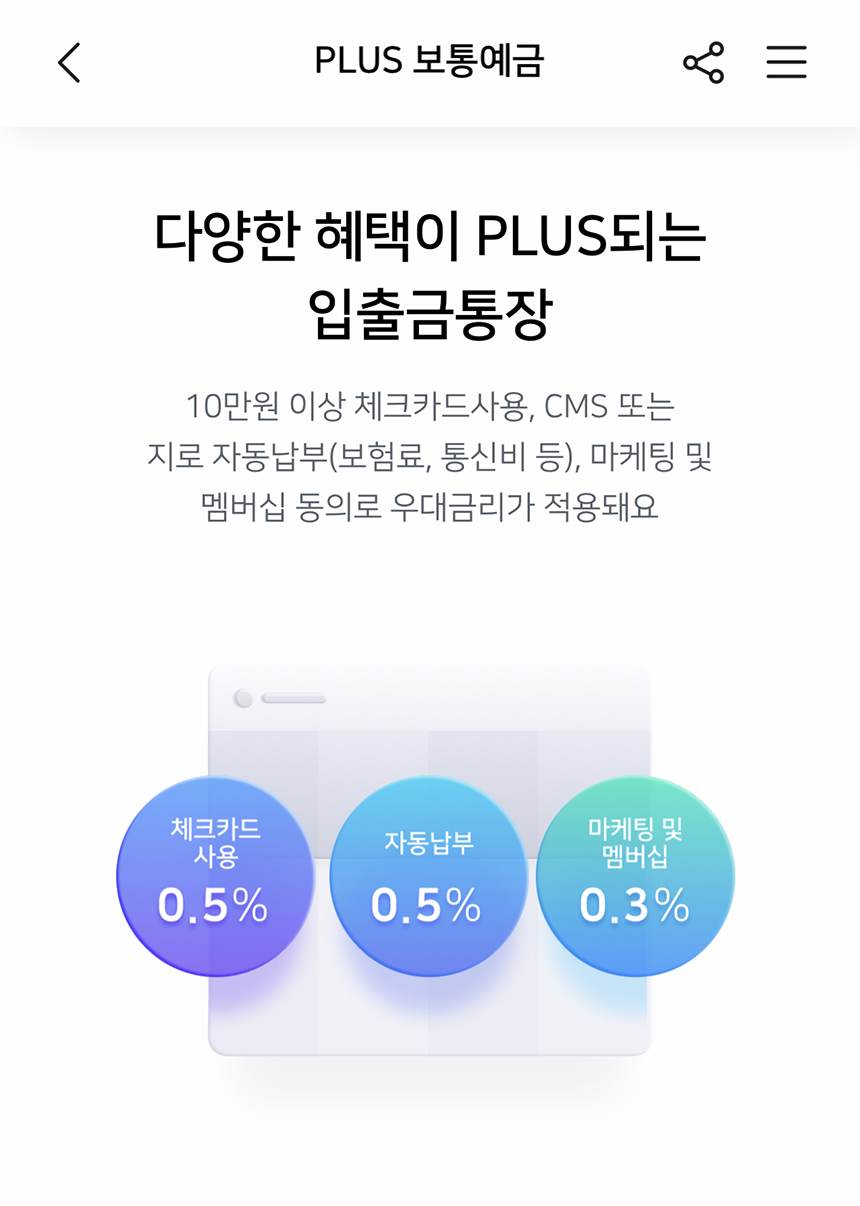 파킹통장 금리비교
