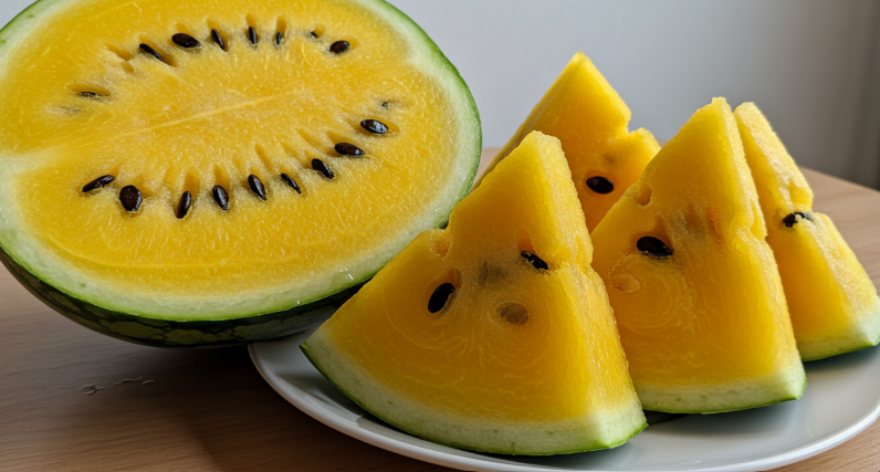 깎아 먹는 이색 수박, 놀라운 효능과 주의할 점